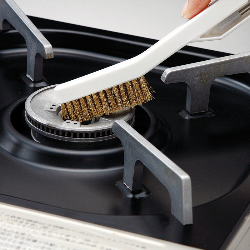 Japanese-style ball brush three-use gas stove brush gas stove brass wire brush gas stove cleaning brush ball brush household