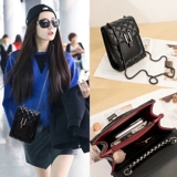 Кошелек, маленькая цепь, небольшая сумка, сумка через плечо, маленькая сумка клатч, на цепочке