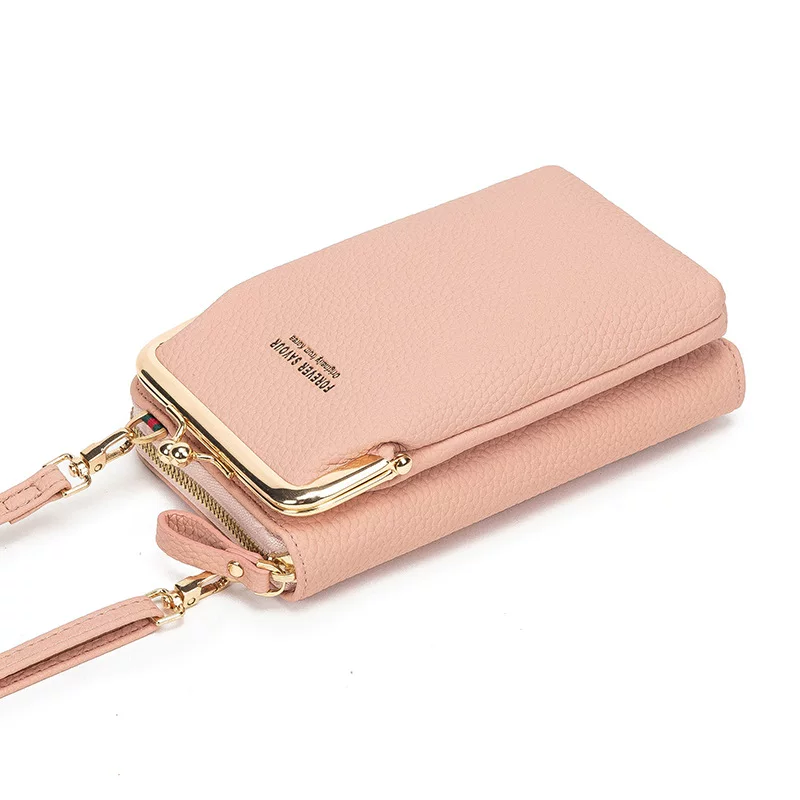 Wallet, small small bag, shoulder bag, touch screen