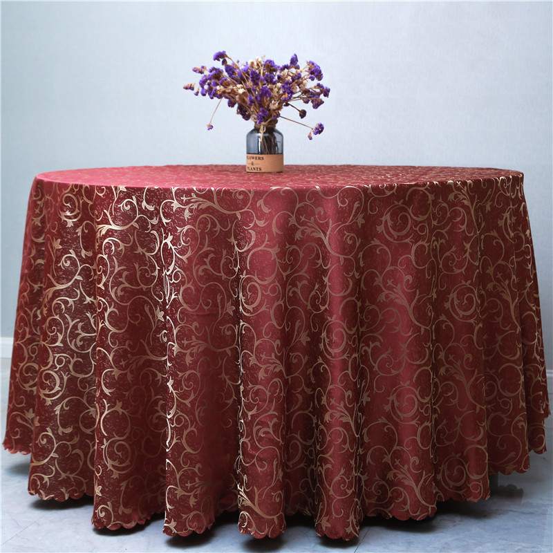 Custom hotel tablecloth Office living room Coffee table tablecloth Household dining table Large round European tablecloth