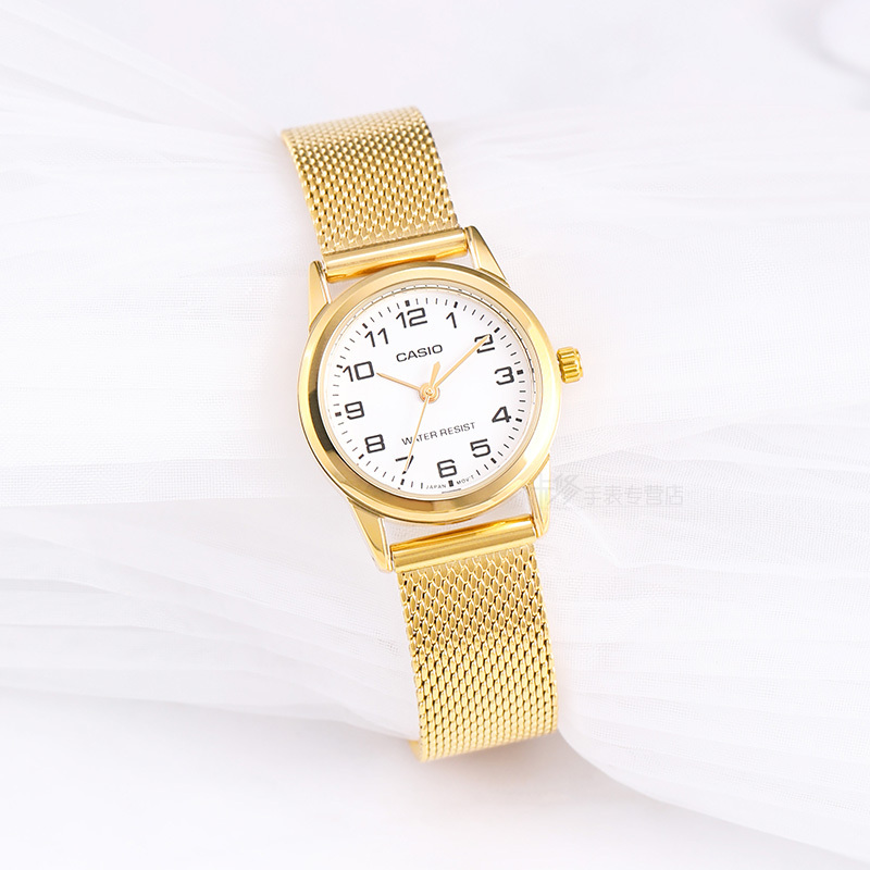 Casio Women's Watch Digital Simple Elegant Small Gold Watch Women's Brand Pointer Quartz Ladies' Wristwatch