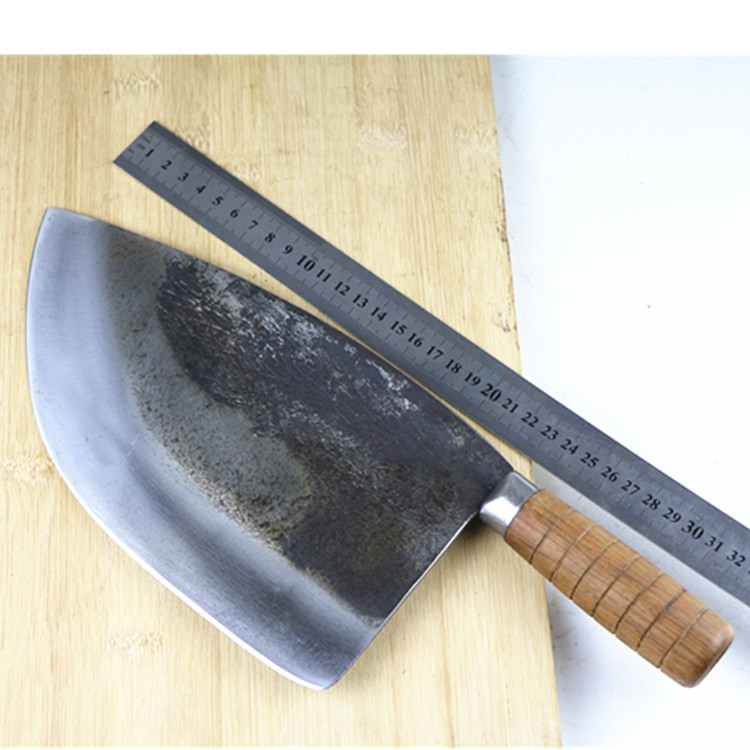 Decapitated knife chopped bone knife decapitated hand forged and machete knife kitchen kitchen knife spring steel knife Ribs Knife Pork Knife