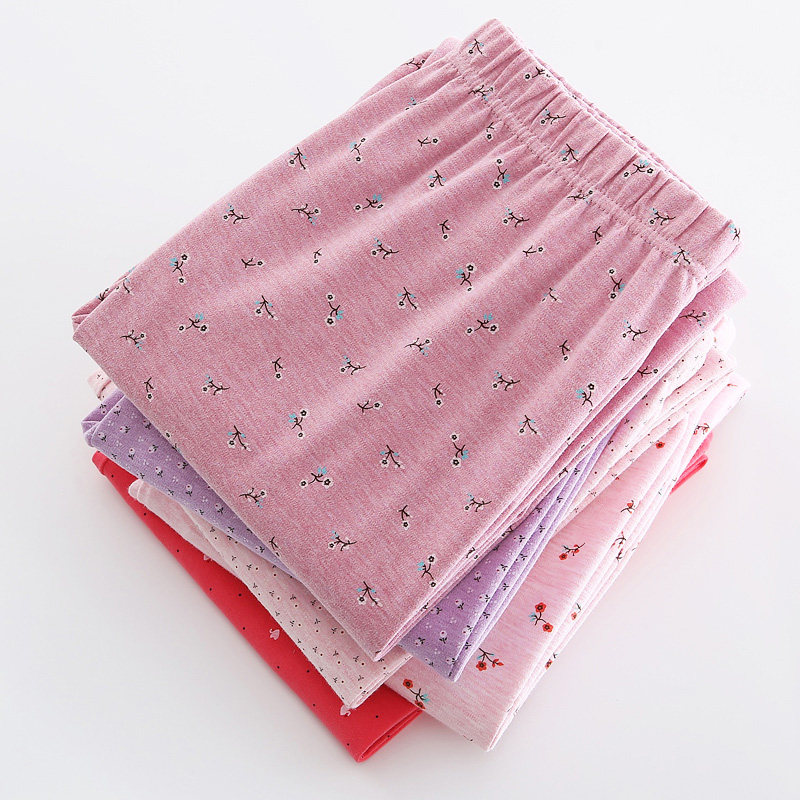 SANITARY PANTS LADY COTTON SLIM INSIDE COTTON WOOL PANTS ALL COTTON SINGLE PIECE WARM INNER LAP PANTS FINE COMBED COTTON HIGH WAISTED BOTTOM SANITARY PANTS