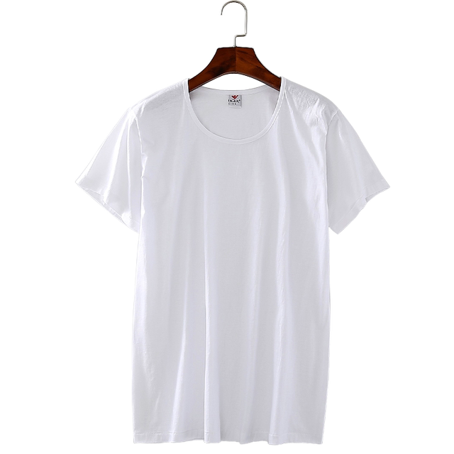 Summer men's cotton vest thin half-sleeved old man shirt
