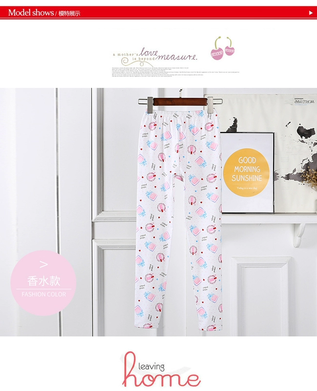 Quần cotton đơn nữ mùa thu quần mỏng phần eo cao cơ thể quần nữ sinh viên quần legging quần cotton quần ấm quần bán quần tất thu đông nam nữ