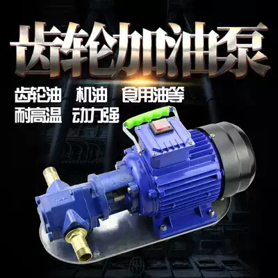 WCB gear oil pump 220V high viscosity high temperature resistant edible soybean oil diesel oil hydraulic oil electric self-priming pump