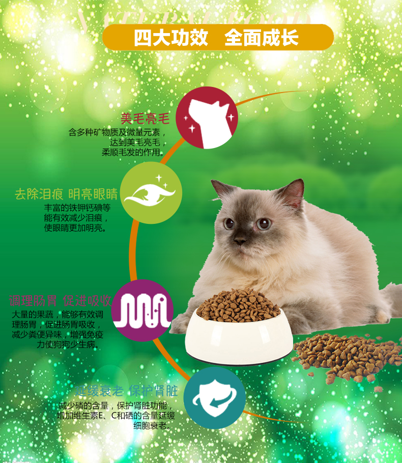 Thức ăn cho mèo mới hơn dòng cá đặc biệt 500g mèo nhà Mèo Garfield Ba Tư vào giai đoạn non trẻ áp dụng Mua 1 tặng 1 - Cat Staples felipro