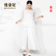 Jussiwear Yoga Suit Tang trang phục lấy cảm hứng từ Zen retro-art kiểu Trung Quốc hàng đầu Trung Quốc Fenghan trà phù hợp với bộ đồ phù hợp với điệu nhảy Zen