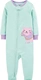 Bộ đồ ngủ cho bé trai và bé gái mùa xuân hè romper cotton một mảnh không chân, quần áo trẻ em có dây kéo, đồ mặc nhà - Áo liền quần