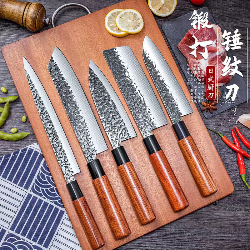 Sushi Knife Salmon Sashimi Set Fish Head Knife Sushi Cooking Knife Chef Knife Forged Japanese Multi-Functional Complete Set