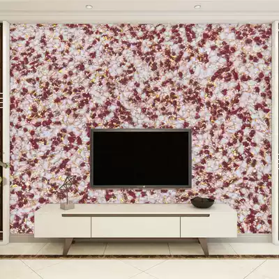 Color velvet wall coat fiber paint ecological household waterproof wall paper paint self-brush plant mud background wall color luxury