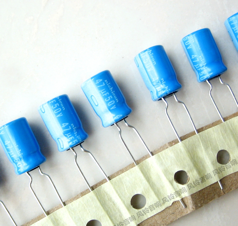 Japan Nichicon BT series 47uf 50v high temperature resistant electrolytic capacitor 8 * 11 -Taobao