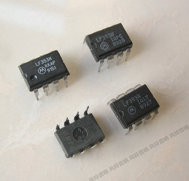 Import disassembly] National semi Motorola dual op amp LF353 LF353N operational amplifier