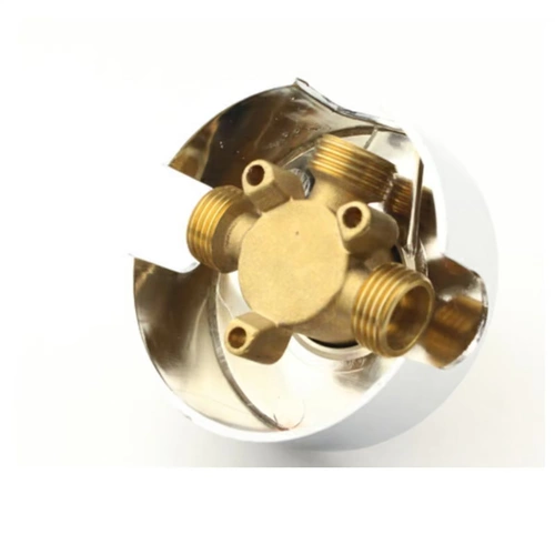 Клапан душа Purette Переключение водоемов, настенный смеситель, все медная смешанная вода и нагреватель холодной воды Универсальный электрический нагрев