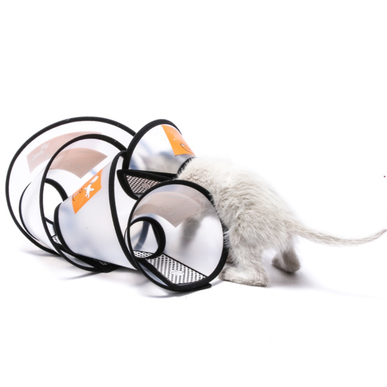 Dog Elizabeth Circle Cat Cổ áo Dog Cổ thú Pet Anti-Bite Circle Y tế Làm đẹp Đầu - Cat / Dog hàng ngày Neccessities bát ăn cho chó