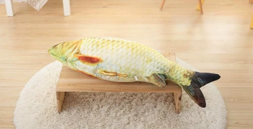 Мятная игрушка, реалистичная подушка, плюшевые рыбки, домашний питомец, кот