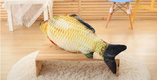 Мятная игрушка, реалистичная подушка, плюшевые рыбки, домашний питомец, кот