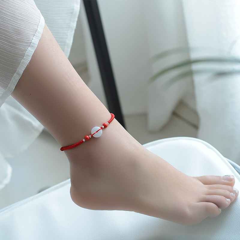 Bracelet de cheville Femme en meraude - Ref 3103536 Image 1