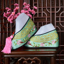Peking Opera Yue Opera Drama Opera Color Shoes Huangmei Opera Huadan Red Wedding Shoes Antiquities