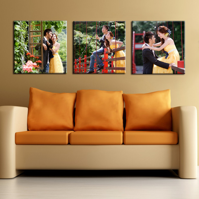 Square Crystal Prints Picture Wall Ramina Board Painted Photo Frame Photo Photo Photo Making Enlarged Wedding photos
