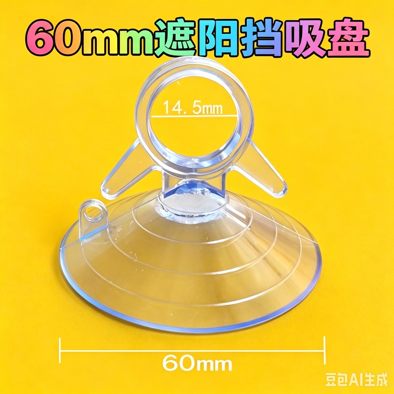 6cm Sunshade with Large Suction Cup, Curtain Fixing, Swallowtail Sunshade for Cars, Sedan Sunshade, Sunshade Insulation Film