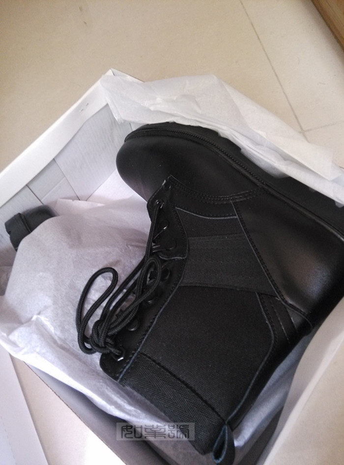 Boots militaires en cuir - Ref 1398037 Image 19