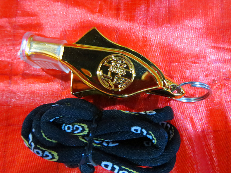 Dolphin Whistle Gold Medal Advanced Professional Referee Whistleblowing Basketball Coach Special Dolphins Outdoor Lifesaver Guard Gold Color
