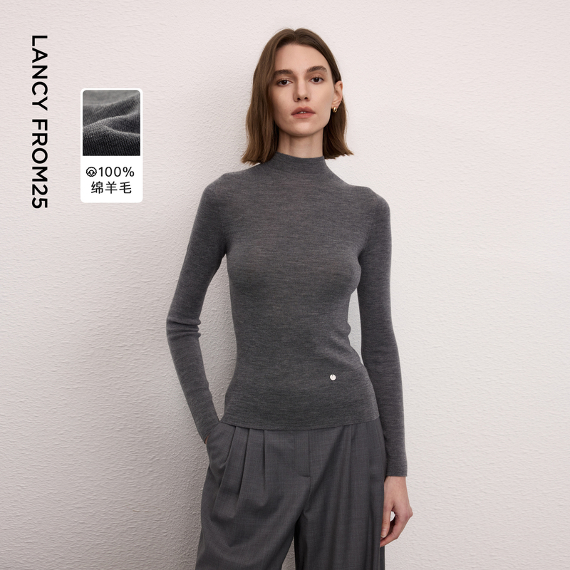 【C-Level Knitting】Langzi 25 Pure Wool Machine Washable Seamless One-Piece Knit Sweater, 2026 Winter New Model for Women 【C-Level Knitting】Langzi 25 Pure Wool Machine Washable Seamless One-Piece Knit Sweater, 2026 Winter New Model for Women