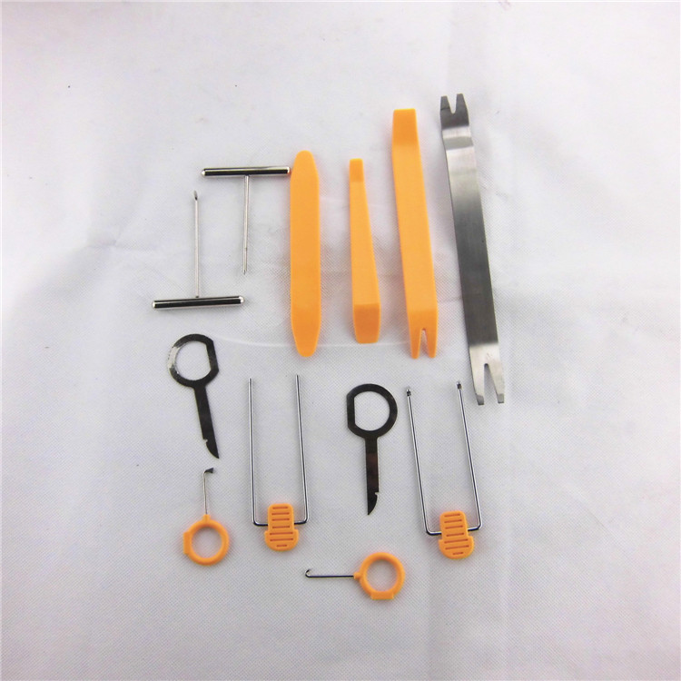 Car unloading and disassembly tool sound changed loading prying plate car with accessories disassembly tool suit