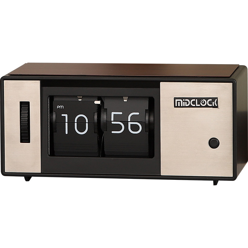 Mechanical Automatic Page-Turning Clock, Office Desktop Decoration, Living Room Tv Cabinet, Entrance Hall, Light Luxury High-End Decoration