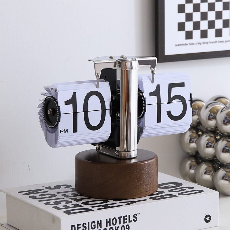 Automatic Page-turning Machinery Clock Balance Calendar Eu Style Creative Genguan Online Red Desktop Pendulum Pieces Jo Relocation New Residence Gift-Taobao