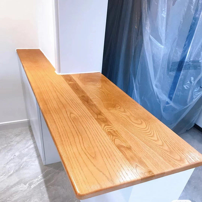 Set to be a pine wood plate elm wood table surface solid wood bar table surface windowsill plate log solid wood laminate separator stair pedal