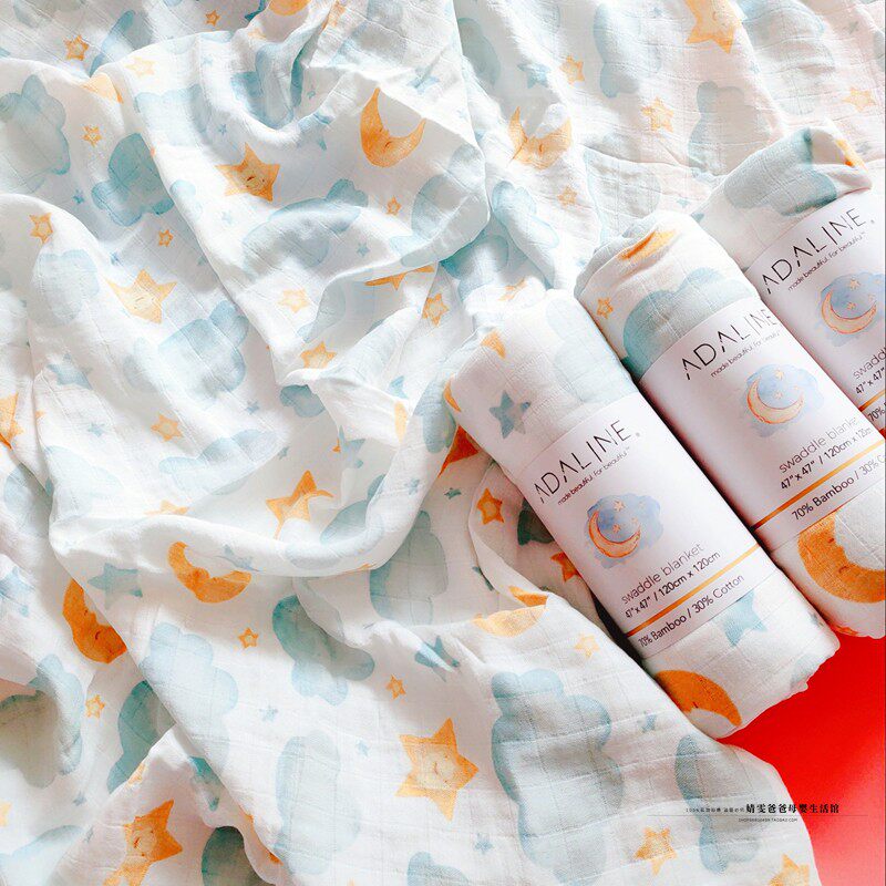 Fury Pins High Face Value Bamboo Fiber Gauze Bath Towels Double Layer Soft cotton Mian newborn bag towels Multipurpose towel for children to be