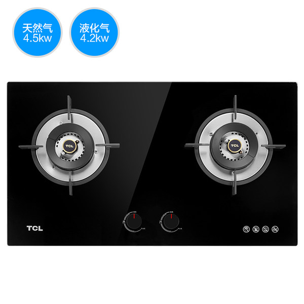 4.5Kw大火 TCL 5402B 台嵌两用 双灶台燃气灶 天猫优惠券折后￥459包邮（￥599-140）