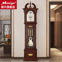 German Hermler Import Landing Bell Household Creative Solid Wood Clock Chinese Retro Home Decoration Large Swing Piece