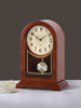 New Chinese-Style Solid Wood Table Clock, Simple Silent Desk Clock for Living Room, Home Retro Quartz Clock, Creative Clock Decoration Ornament