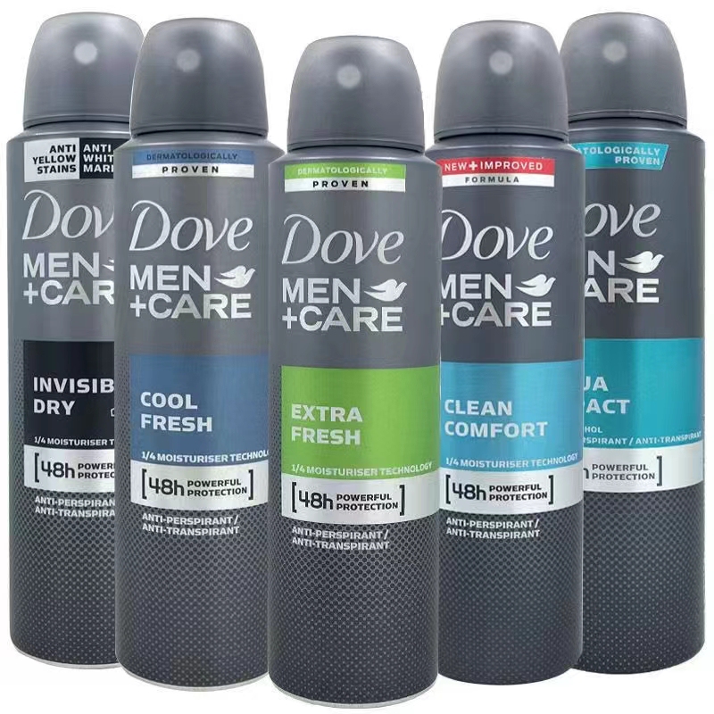 Imported Dove Men's Antiperspirant Deodorant Spray Roll-On Underarm Perfume Refreshing Anti-Sweat Deodorant Light Fragrance Long-Lasting Imported Dove Men's Antiperspirant Deodorant Spray Roll-On Underarm Perfume Refreshing Anti-Sweat Deodorant Light Fragrance Long-Lasting