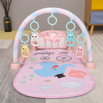 Foreign trade export infant remote control pedal piano baby early education rattle light music carpet fitness rack toys