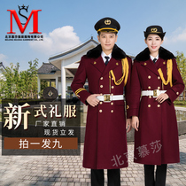 Mens and Womens Image Gang Maos coat security clothing hotel property security sales department autumn and winter coat thickening