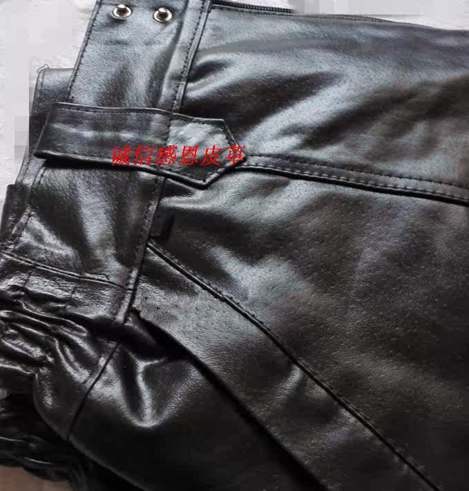 Pantalon cuir homme droit - Ref 1483205 Image 21