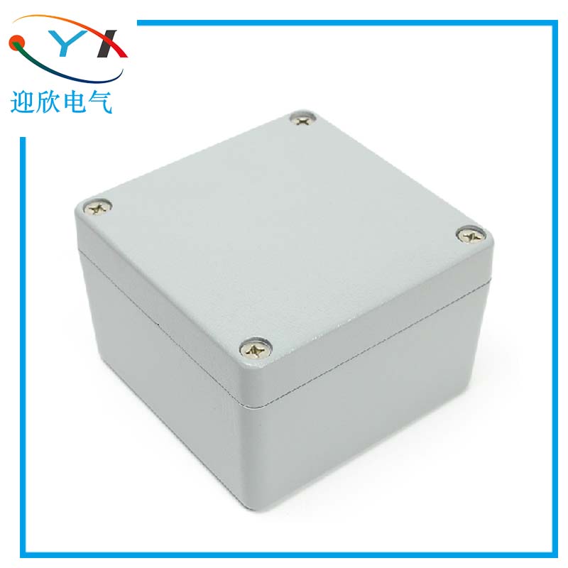 120*120*82mm metal waterproof box outdoor cable over-wiring box cast aluminum wiring box instrument control box