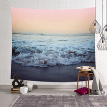 Foreign trade Nordic ins simple three-dimensional 3D wave tapestry hanging wall cloth background cloth crash into me