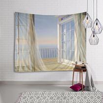 Retro literary Nordic style ins modern simple hanging cloth wall background decorative painting cloth tapestry partition towel cover cloth