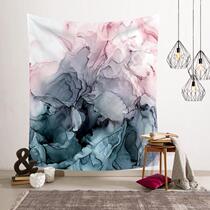 Freehand ink art style Nordic ins hanging cloth wall background decorative painting cloth tapestry art beach towel tablecloth