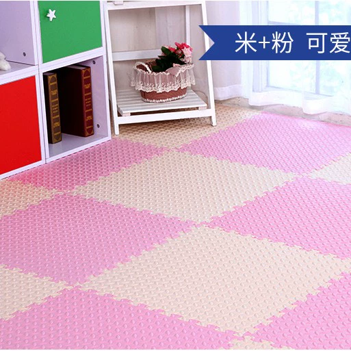 Mingde bọt mat câu đố bò mat phòng ngủ của trẻ em khâu chống trượt mat lớn 60 * 60 dày hàng loạt giá - Thảm sàn