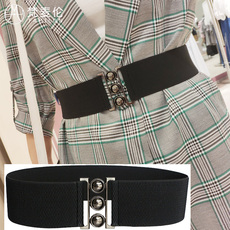 Ремень 女款弹力松紧腰带淑女甜美优雅收腰夏季简洁连衣裙子配饰腰封百搭