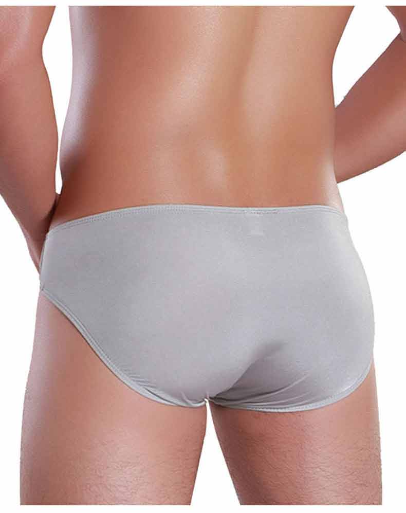 TIKU thang mát siêu mỏng băng lụa nam đồ lót gợi cảm eo thấp thoáng khí màu đen nylon tam giác đồ lót căng đồ lót nam