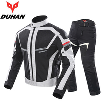 Doohan motorcycle riding suit Mens racing suit Summer breathable mesh fall-proof motorcycle suit suit motorcycle pants