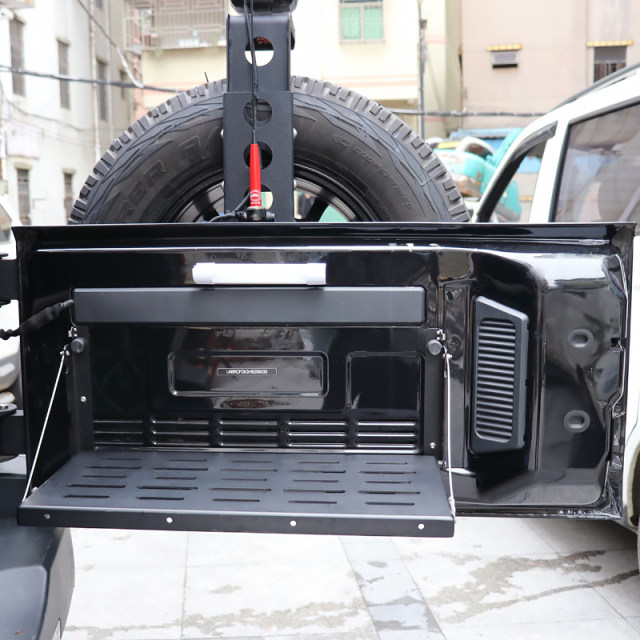 Beijing B40L tailgate tray Beiqi BJ40LPLUS folding trunk tray b40 tailbox rack modification