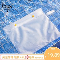 L-rain Men and women raincoat storage bag special waterproof bag Riding portable poncho storage bag Waterproof convenient bag